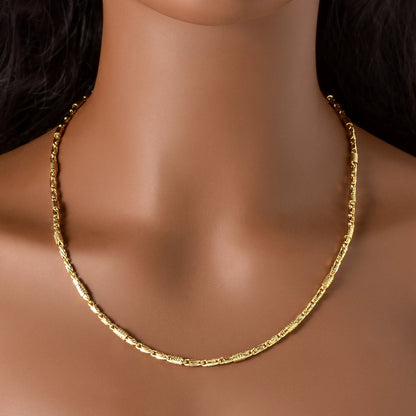 Luxury Gold Plated Chain Necklace for Women Men 2025 Trendy Jewelry Elegant Statement Piece Party Wedding Gift Fashion Accessory