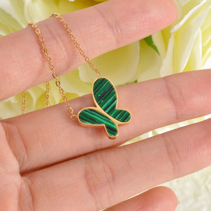 ZEADear Jewelry Charms Necklace Cute Butterfly Heart Pendants Aesthetic Clavicle Chain Necklace Lady Jewellery Accessories Gift