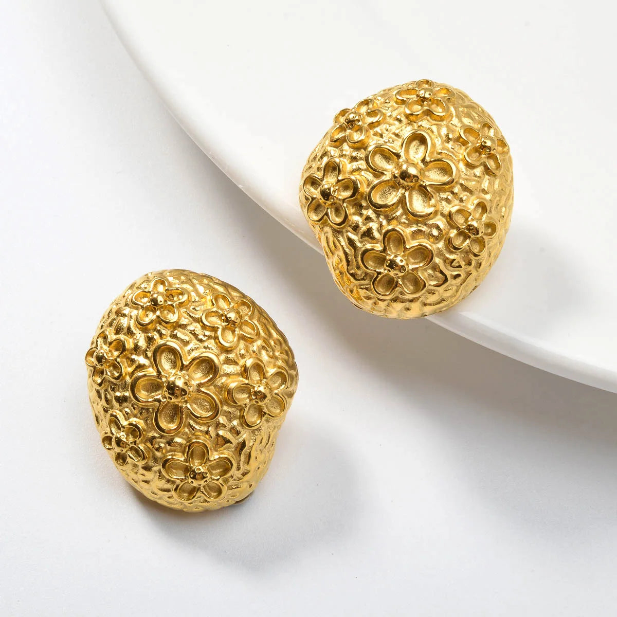 ZEADear Flower Earrings Irregular Ornaments Gold Color Jewelry Sets Bridal Accessories Wedding Engagement Anniversary