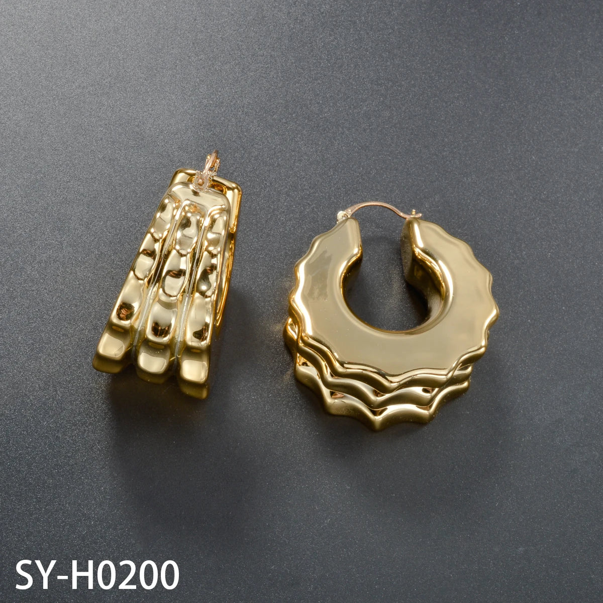 ZEADear Hoop Earrings Girl's Gift Gold Plated Jewelry Sets Italian Ornaments Fashion Luxury Women Party Daily Wear African