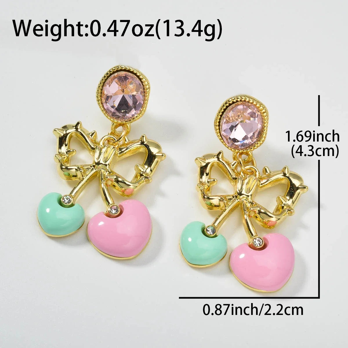 ZEADear Hot Sale Jewelry for Women Girls Gift Colorful Earrings Copper Metal Eardrop Daily Accessories Luxury Wholesale