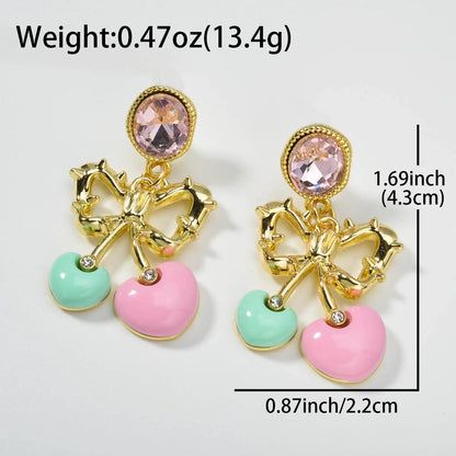 ZEADear Hot Sale Jewelry for Women Girls Gift Colorful Earrings Copper Metal Eardrop Daily Accessories Luxury Wholesale
