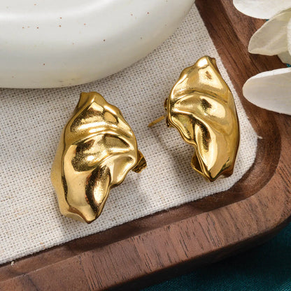ZEADear Shell Earrings Metal Jewelry Gold Color Earring Stainless Steel Ornaments Accessories Women Birthday Gift for Friends
