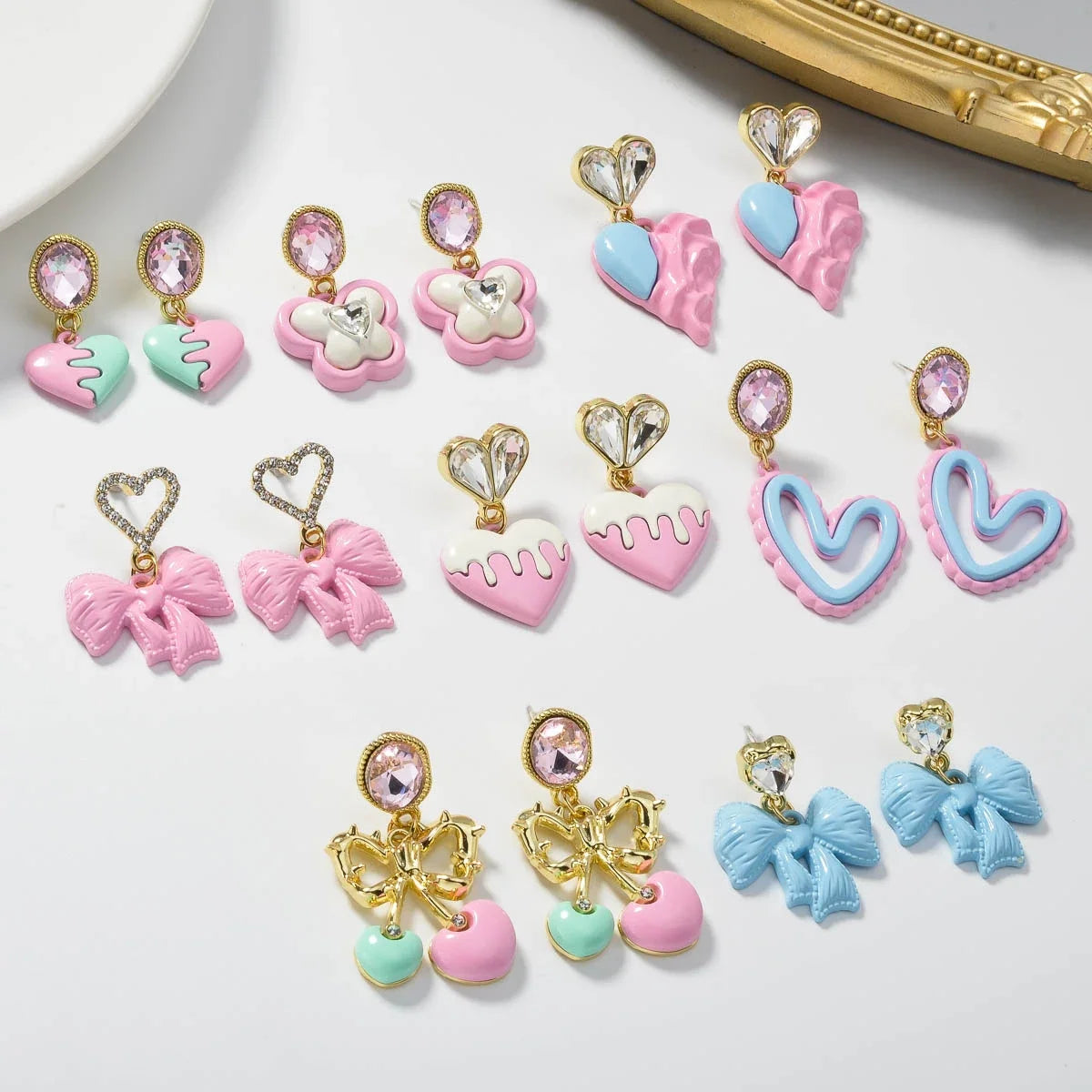 ZEADear Hot Sale Jewelry for Women Girls Gift Colorful Earrings Copper Metal Eardrop Daily Accessories Luxury Wholesale
