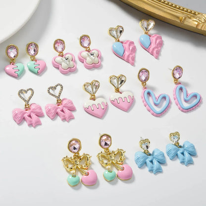 ZEADear Hot Sale Jewelry for Women Girls Gift Colorful Earrings Copper Metal Eardrop Daily Accessories Luxury Wholesale