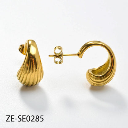 ZEADear Stainless Steel Earrings Good Quality Jewelry Gold Color Earring Women Birthday Gift Engagement Anniversary
