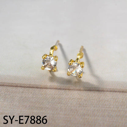ZEADear Fashion Jewelry Dubai Zircon High Quality 18k Gold Plated Earrings Women Butterfly Ear Accessories Engagement