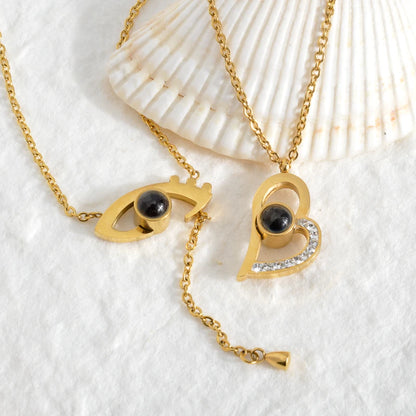 ZEADear Jewelry Charms Necklace Cute Butterfly Heart Pendants Aesthetic Clavicle Chain Necklace Lady Jewellery Accessories Gift