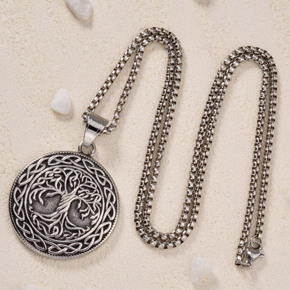 Wolf Animal Pendant Necklace Skeleton Halloween Gift Amulet Pendant Stainless Steel Jewelry Necklace Wearing Festivals Souvenir