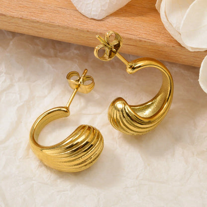 ZEADear Stainless Steel Earrings Good Quality Jewelry Gold Color Earring Women Birthday Gift Engagement Anniversary