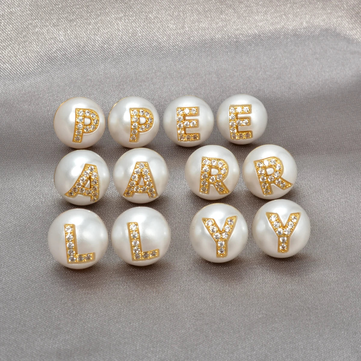 Tiny Stainless Steel A-Z Zircon Stud Earring Bridesmaids Gift Alphabet Name Ear Piercing Women Metal Pierced DIY Jewelry