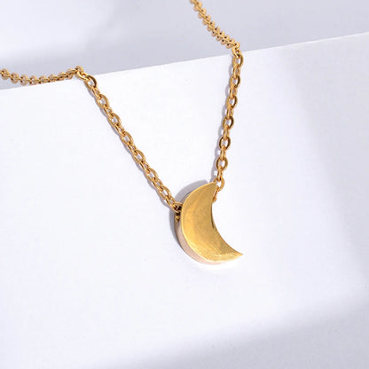 ZEADear Jewelry Charms Necklace Star Moon Pendants Aesthetic Clavicle Chain Necklace Female Simple Jewellery Accessories Gift