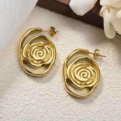 ZEADear Showy Earrings 2024 New Jewelry Sets Gold Color Ornaments Daily Wear Party Stainless Steel Earring Women Female