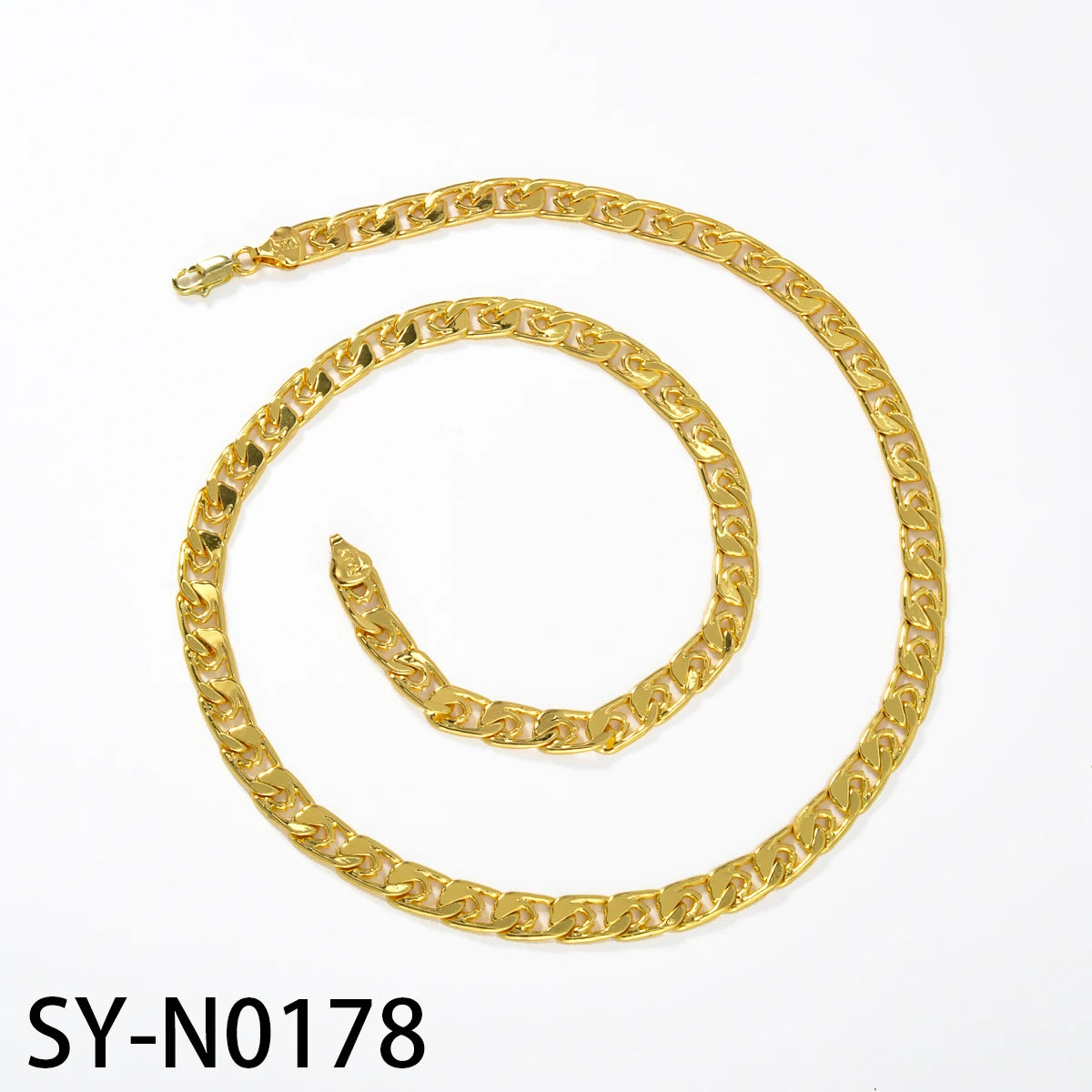ZEADear Necklace Gold Color Chains 18K Copper Necklaces Metal 20in 24in Daily Accessories Engagement Women Links Birthday Gift