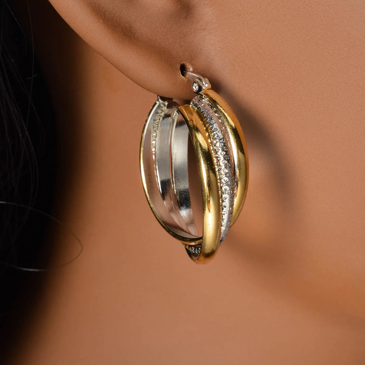 ZEADear Punk Jewelry Hoop Earrings High Quality Stainless Steel Chic Earring Women Girl Gift