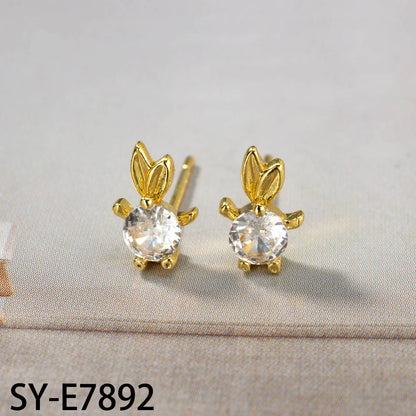 ZEADear Fashion Jewelry Dubai Zircon High Quality 18k Gold Plated Earrings Women Butterfly Ear Accessories Engagement