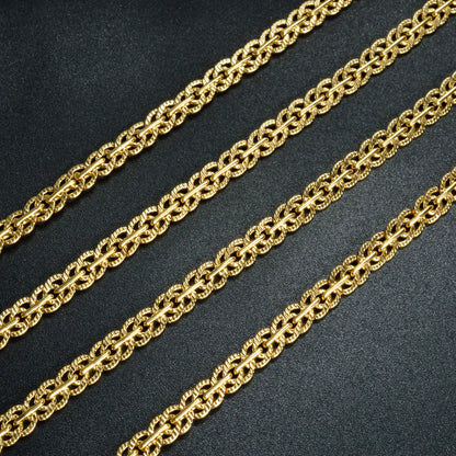ZEADear Jewelry Long Link Chain Necklace Men Women Gold Color Basic Punk Chain Necklace Accessories Metal Colla Jewellery Gift