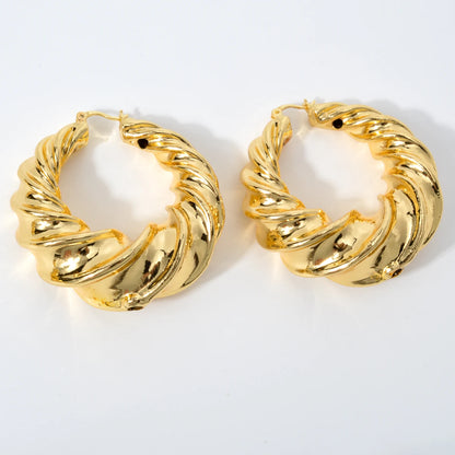 ZEADear Gold Color Geometry Large Earring For Women Italian African Wedding Party Jewelry Ear Jewellery Accessories Wholesale